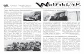 W olFsbL Ausgabe 12 • Dezember 2012 i cK · W olFsbL icK Gemeinde-Mitteilungsblatt Wolfhalden Ausgabe 12 • Dezember 2012 Terre des hommes Sammelaktion Postjubiläum in Wolfhalden