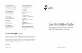 Quick Installation Guide - static.tp-link.comUN... · English 5 1 Hardware Connection a. Turn off your computer, unplug the power cable and remove the case panel. b. Locate an available