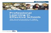Professional Learning in Effective Schools · 1 Foreword A central part of the practice of improvement should be to make the connection between teaching practice and student learning