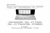 SHARP SL-C750 SL-C760/SL-C860 - trisoft.detrisoft.de/pdf/c750qs.pdf · WICHTIG! Bevor Sie weiter auspacken, bitte unbedingt zuerst die Informationen im Bereich “Auspacken / Inbetriebnahme”