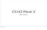 CS162 Week 2 - sites.cs.ucsb.edukyledewey/cs162ws14/week2/week_2_discussion.pdf · CS162 Week 2 Kyle Dewey Friday, January 17, 14. Overview • Continuation of Scala • Assignment