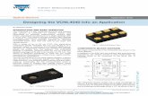 Designing the VCNL4040 Into an Application - Vishay · proximity sensor in consumer and industrial applications, ... V DD 3 Anode 4 8 7 5 6 SCL SDA INT Cathode (IRED) IRED AL S-PD