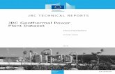 JRC Geothermal Power Plant Dataset - publications.jrc.ec ...publications.jrc.ec.europa.eu/repository/bitstream/JRC113847/kjna29446... · The JRC is collecting data on geothermal power