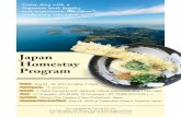 Japan Homestay Program - National Tsing Hua Universitynthucad.cs.nthu.edu.tw/~yukari/homestay2017/files/Japan Homestay Program 2017.pdf · Japan Homestay Program Dates Aug 24 - 30,