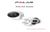 Polar M200 Felhasználói kézikönyv · 3 AzM200hordása 16 Beállítások 17 Beállításokmódosítása 17 Pair&Sync(PárosításésSzinkronizálás) 17 Repülésüzemmód 17 Smartnotificat