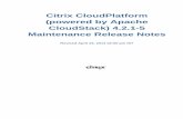 (powered by Apache Citrix CloudPlatform CloudStack) 4.2.1-5 fileChapter 2. 3 Support Matrix This section describes the operating systems, browsers, and hypervisors that have been newly