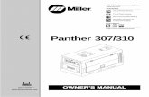 Panther 307/310 - MillerWelds · PDF filePanther 307/310 Processes Description TIG (GTAW) Welding Engine Driven Welding Generator OM-4408 203 435A September 2002 Flux Cored (FCAW)
