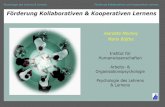 Förderung Kollaborativen & Kooperativen Lernensgroups.uni-paderborn.de/psychologie/scha-Referat Foerderung des... · 3.2Comprehensive Approach im Detail 3.3Process Activities im