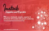 Imatinib Price in India | Imatinib Tablets Supplier, Exporter in India