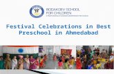 Festival Celebration in Bodakdev School for Children