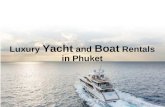 Luxury Yacht and Boat Rentals in Phuket