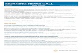 MORNING NEWS CALL - share.thomsonreuters.comshare.thomsonreuters.com/.../newsletters/Indiamorning/MNC_IN_02222018.pdf · MORNING NEWS CALL FACTORS TO WATCH 10:00 am: Environment Minister