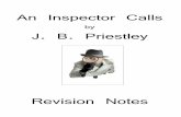An Inspector Calls - sflt.org.uk · The inspector has a photograph of the woman and from it Mr Birling admits that he once employed her in his factory but had sacked her over an industrial