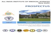 PROSPECTUS - Hindustan Times · 2017 MBBS Course PROSPECTUS Includes admission details for the MBBS Course of AIIMS, New Delhi and six other AIIMS at Bhopal, Bhubaneswar, Jodhpur,