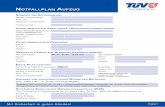 notfallPlan aufzug - TÜV Thüringen · Allgemeines Die Betriebssicherheitsverordnung, die am 01.06.2015 in Kraft trat, schreibt das Vorhanden sein eines Notfallplans für jeden Aufzug