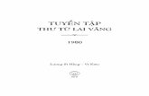 Tuyen Tap Thu Tu Lai Vang 1980 - voviphatphap.org · Đọc để cảm thức và tự dấn thân vào trong mọi hoàn cảnh tâm linh, để chọn lấy một con đường