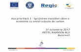 31 octombrie 2017 HOTEL RADDISON BLU Bucuresti · •P.M.U.D. este documentul de planificare strategică şi de modelare a mobilităţii şi a nevoilor de transport ale persoanelor