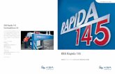KBA Rapida 145 - kba-japan.jp · PDF file最高のパフォーマンスを生み出す最新技術を満載 KBA Rapida 145 KBA 枚葉オフセット技術 KBA Rapida 145 Koeking&Bauer
