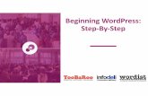 Beginning WordPress: Step-By-Step · Why WordPress • Worldwide Adoption of the WordPress Ecosystem • 25% + percent of all websites on the internet • 25% + of all eCommerce •