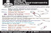 2018-19 Youth Tournaments Schedule - bowlatrabs.com · 1600 Hylan Boulevard • Staten Island, NY • 10305 718-979-1600 • bowlatrabs.com 2018-19 Youth Tournaments Schedule Rab’s
