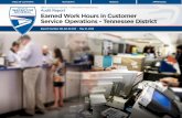 Earned Workhours in Customer Service Operations ... · Customer service operations consist of employees at post offices, stations, and branches involved in mail distribution, retail