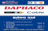 Bang Gia Daphaco 2018 DUYET FILE - thienthanhelectric.com · DÄY cÁp ÐIÊN DAPHACO 100% Ðòng Ch6t SUD ISO 900' JAS-ANZ DAPHACO 1. 11. DAPHACOR Cable 03 06 14 16 21 ( Áp d«ng