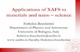 XAFS in materials & nano science - iucr.org · Applications of XAFS to materials and nano –science Federico Boscherini Department of Physics and Astronomy University of Bologna,