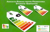 ASOCIATIA ROMANA PENTRU PROMOVAREA EFICIENTEI …arpee.org.ro/wp-content/uploads/2014/10/Presentation-ARPEE-9-OCT-2014... · energetice = realizarea unei unitati de produs, bun sau