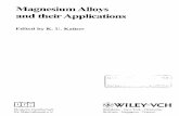 Magnesium Alloys and their Applications - gbv.de · Magnesium Alloys and their Applications Edited by K. U. Kainer Uf.f 'EK !.>,-JUIOT; O ijfr I Deutsche Gesellschaft fur Materialkunde