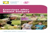 Exercises after Breast Surgery - cancer.ca/media/cancer.ca/CW/publications/Exercises after... · breast cancer surgery, visit the Oncology Division of the Canadian Physiotherapy Association’s