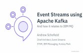 IBM Event Streams using Apache Kafka · PDF fileApache Kafka Orchestrated with Kubernetes and Helm §IBM Event Streams is packaged as a Helm chart §A 3-node Kafka cluster, plus ZooKeeper,