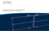 Kalzip FC Fassadendetails Konstruktionsvorschläge · Konstruktionsdetails stehen Ihnen als Download im PDF- und DWG-Format unter zur Verfügung. 1 Detail-Nummer 2 3-D Ansicht des