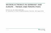 20140812 AG Microelectronics in Germany and Europe ... · © Fraunhofer CONTENTS Motivation Markets Regions Trends Outlook into the future