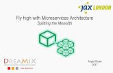 Fly high with Microservices Architecture - jaxlondon.com · Key benefits of microservices Microservices and business capabilities What was our task and how we tackle it Time to Build