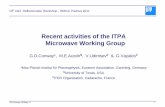 Recent activities of the ITPA Microwave€Working€Group may - morning sessions/Conway_IRW10... · MHD modes 1a.1 MP 3.S 10. Plasma rotation 1b. AC 2.B 14. ELMs & L-H transition