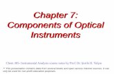 Chapter 7 Components of Optical Instruments - İYTEweb.iyte.edu.tr/~serifeyalcin/lectures/chem305/cn_2.pdf · Chapter 7: Components of Optical Instruments ** This presentation contains