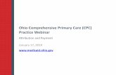 Ohio Comprehensive Primary Care (CPC) Practice Webinar Your CPC Practice¢â‚¬â„¢s MITS Portal Administrator