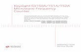 Keysight 53150A/151A/152A Microwave Frequency Keysight 53150A/151A/152A Microwave Frequency Counter