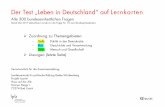 Der Test „Leben in Deutschland“ auf Lernkarten - i-punkt · Was gehört in Deutschland nicht zur Exekutive? Die Polizei Die Gerichte Das Finanzamt Die Ministerien Föderalismus