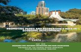 PROMOTING PARKS AND RECREATION’S ROLE IN … · importance of local park and recreation agencies by exploring the role that quality park amenities play in 21st century regional