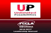 2016-2017 Leadership Manual - GA FCCLA Leadership Manual.compressed.pdf · 2016-2017 Leadership Manual. Page 2 Through my years in FCCLA, I have been able to see the impact of this