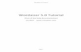 Wordaizer 5.0 Tutorial - apphelmond.com 5.0 Tutorial.pdf · Wordaizer 5.0 Tutorial Page 6 must have a prefix 'm_' to be recognized by the application next time the application is