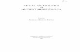 RITUAL AND POLITICS IN ANCIENT MESOPOTAMIA · table of contents abbrevia tions list of illustrations interactions of ritual and politics in mesopotamia barbara nevling polter religious