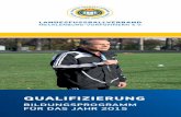 QUALIFIZIERUNG - lfvm-v.de · Liebe Sportfreundinnen und Sportfreunde, mit der vorliegenden Broschüre erhalten Sie von uns einen Überblick über die Bildungsmaßnahmen des Lan-