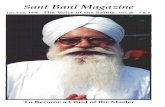 Sant Bani Magazine - mediaseva.com · Paltu Sahib says that in the Home of God, all the works are done by the Saints. Even thirty-three krores of gods and goddesses also are afraid