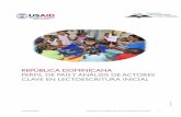 REPÚBLICA DOMINICANA PERFIL DE PAÍS Y ANÁLISIS DE … · La Constitución de la República Dominicana establece la educación como un derecho inherente a toda persona, garantizando