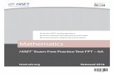 HiSet 2016 Free Practice Test Math FPT - 6A Englishhiset.ets.org/s/pdf/practice/math_fpt6a.pdf · hiset.ets.org Released 2016 HiSET ® Exam Free Practice Test FPT – 6A Mathematics