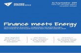 Finance meets Energy - palmer-gruppe.de · Neue Impulse & interessante Kontakte beim PALMER DIALOG 2019. Finance meets Energy Unterschiedliche Branchen – vergleichbare Herausforderungen
