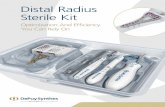 Distal Radius Sterile Kit - synthes.vo.llnwd.netsynthes.vo.llnwd.net/o16/LLNWMB8/US Mobile/Synthes North America... · 2 3 The Distal Radius Sterile Kit provides high-quality single-use