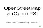 OpenStreetMap & (Open) PSI - Europainspire.ec.europa.eu/.../107/Simon_Poole-Openstreetmap_Foundation.pdfThe OSM Community More than 1.6 Million Accounts, over 400'000 actual contributors